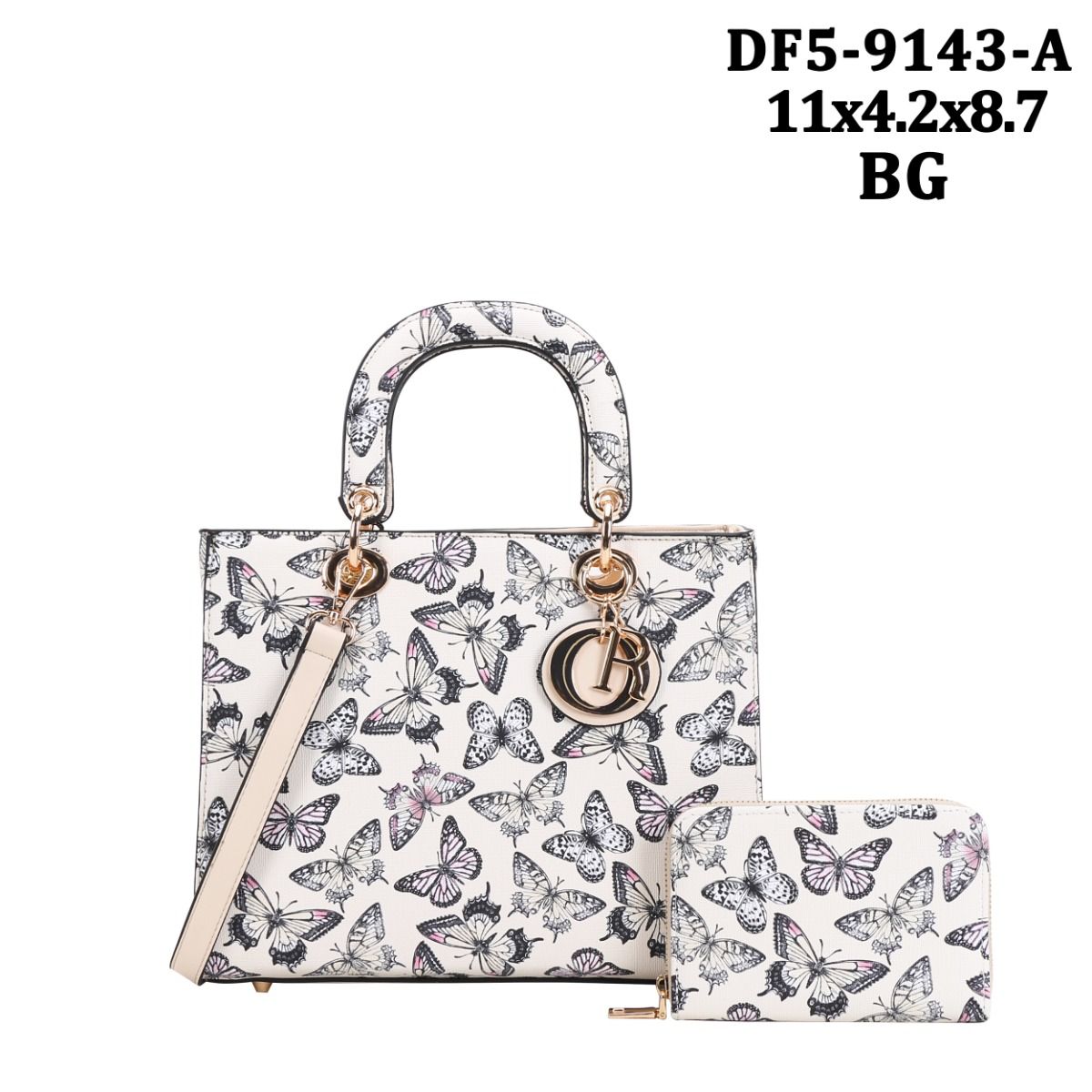 BUTTER FLY BAG WITH WALLET