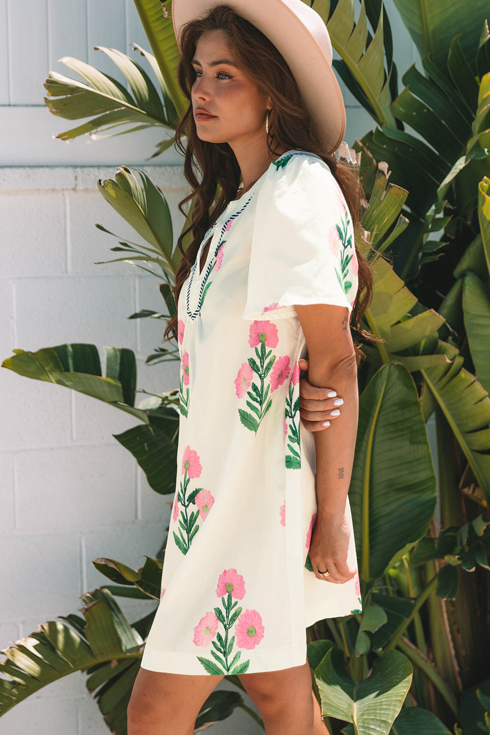 Apricot Floral Short 