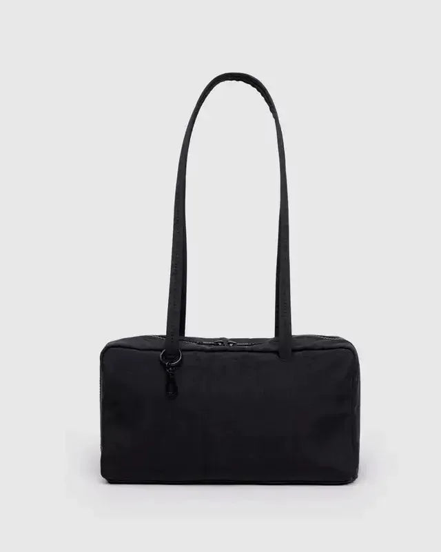 Ladies' Bowling Tote Bag  Nylon Shoulder Bag Large Capacity Simple Versatile Ultralight Zipper Commuting Travel Bag