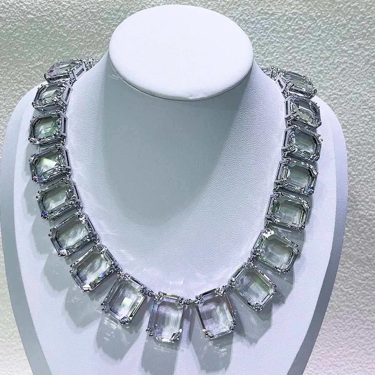 White Zircon Jewelry Original High Quality Gem Hot Sale Shiny Fashion Exquisite Necklace Earrings Bracelet Ring Sets Women Gift