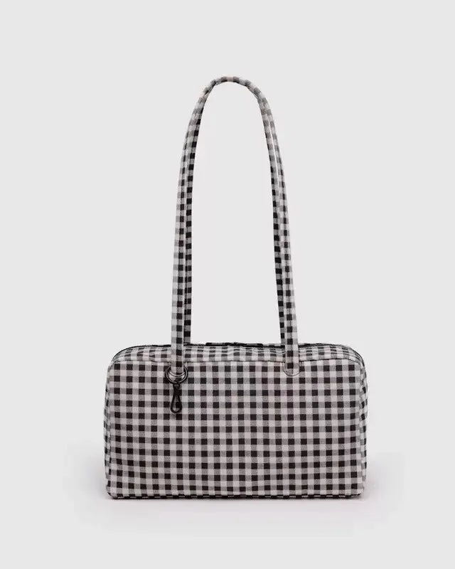 Ladies' Bowling Tote Bag  Nylon Shoulder Bag Large Capacity Simple Versatile Ultralight Zipper Commuting Travel Bag