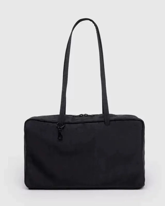 Ladies' Bowling Tote Bag  Nylon Shoulder Bag Large Capacity Simple Versatile Ultralight Zipper Commuting Travel Bag