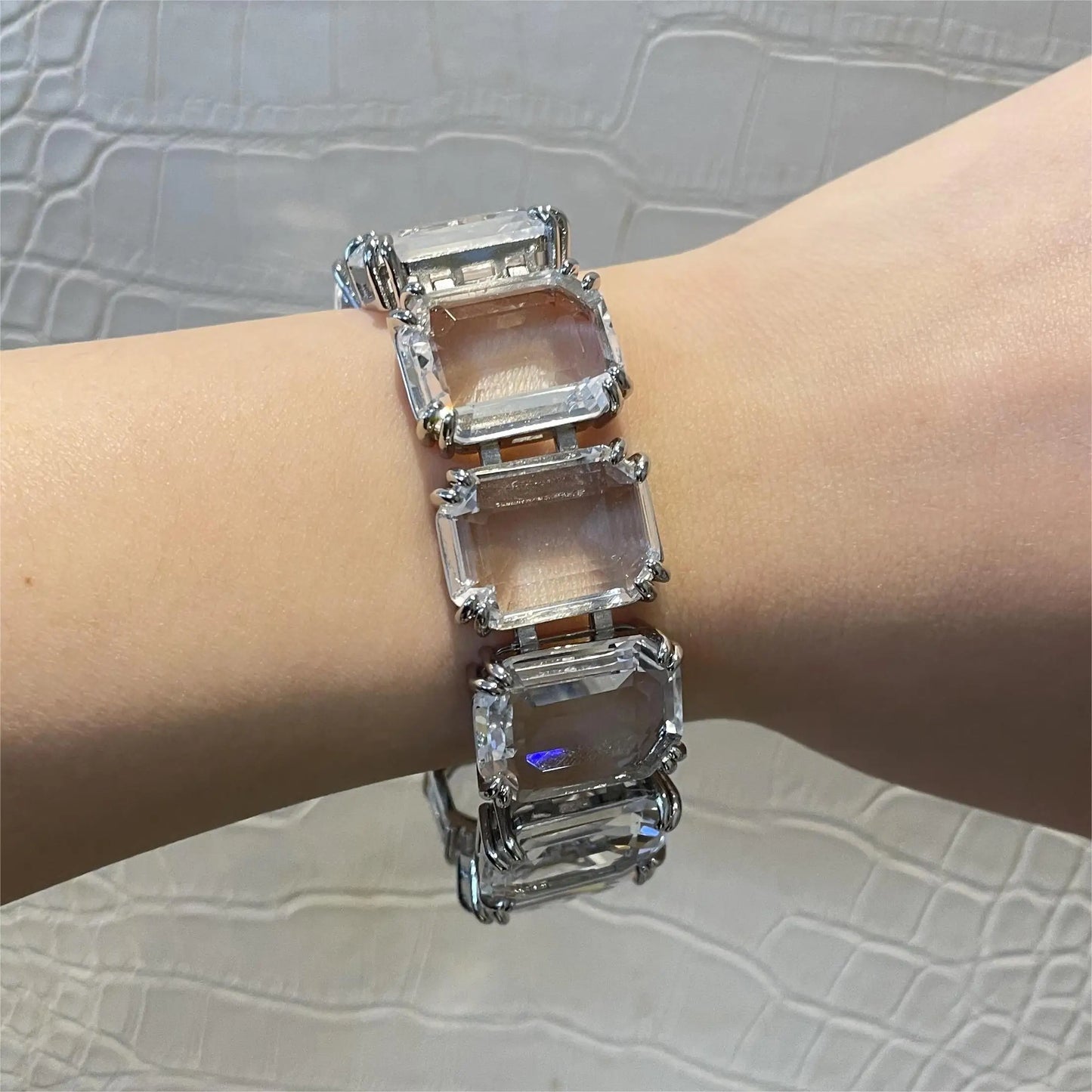 White Zircon Jewelry Original High Quality Gem Hot Sale Shiny Fashion Exquisite Necklace Earrings Bracelet Ring Sets Women Gift