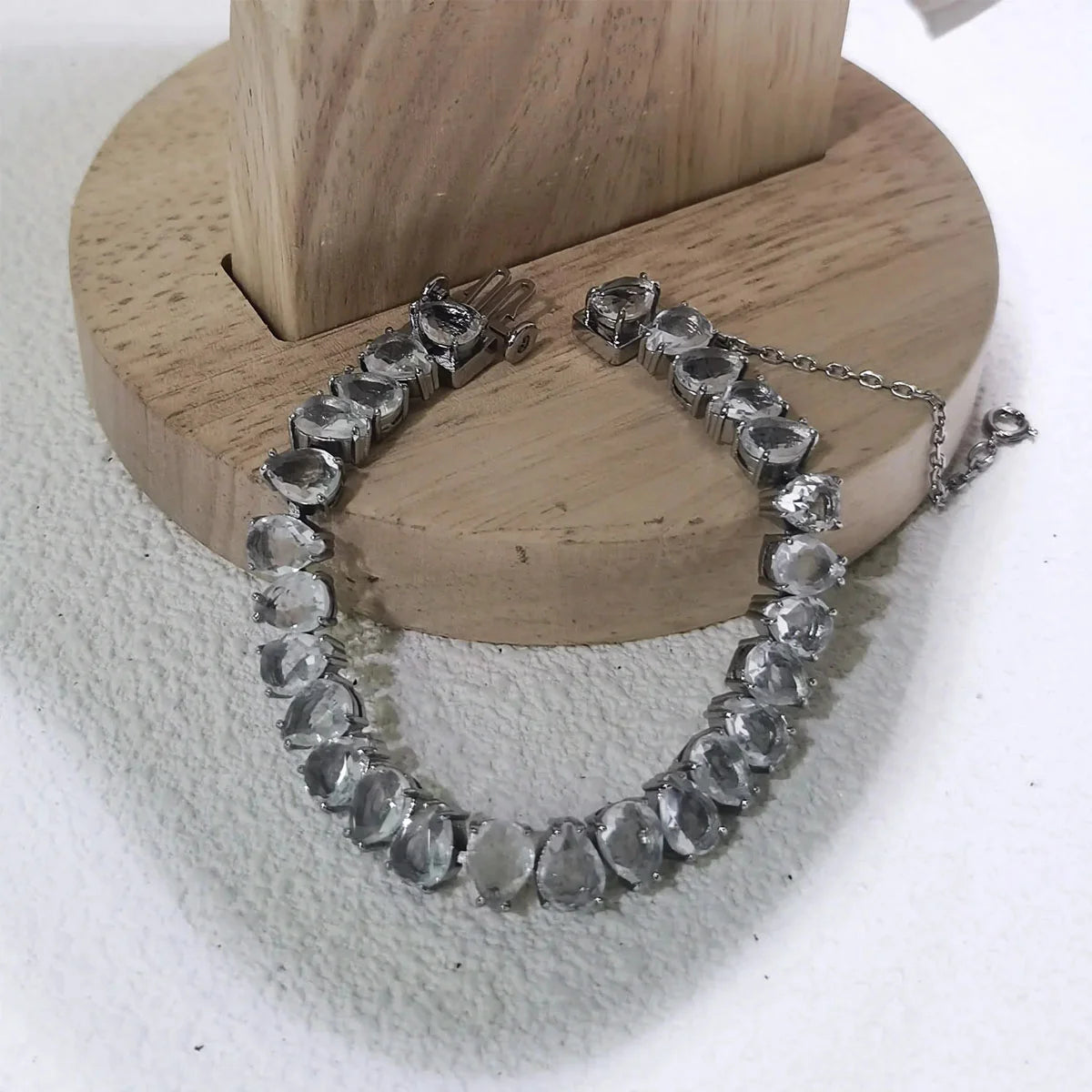 White Zircon Jewelry Original High Quality Gem Hot Sale Shiny Fashion Exquisite Necklace Earrings Bracelet Ring Sets Women Gift