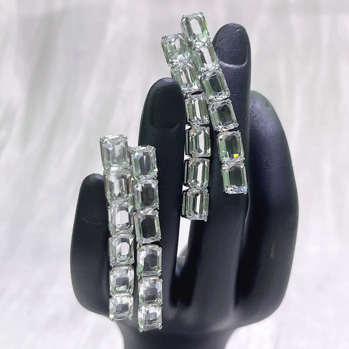 White Zircon Jewelry Original High Quality Gem Hot Sale Shiny Fashion Exquisite Necklace Earrings Bracelet Ring Sets Women Gift