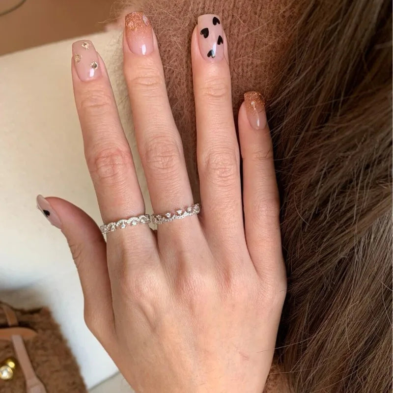 Light luxury high-end silver 925 inlaid full diamond lace rings for women new in retro exquisite fashion ring jewelry gift