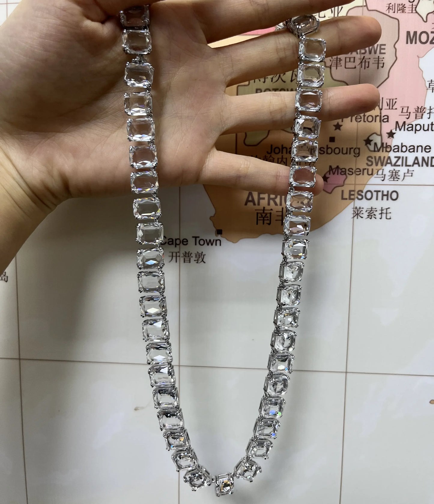 White Zircon Jewelry Original High Quality Gem Hot Sale Shiny Fashion Exquisite Necklace Earrings Bracelet Ring Sets Women Gift