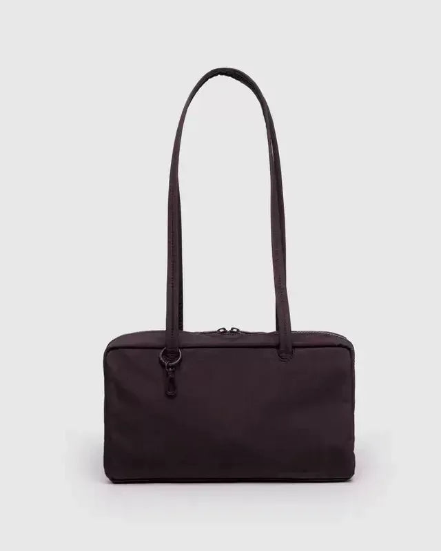 Ladies' Bowling Tote Bag  Nylon Shoulder Bag Large Capacity Simple Versatile Ultralight Zipper Commuting Travel Bag