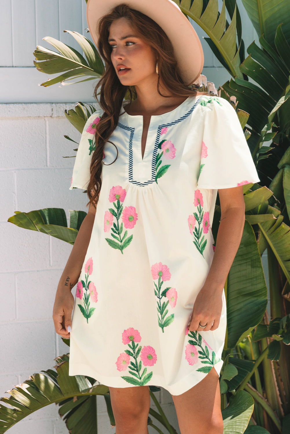 Apricot Floral Short 